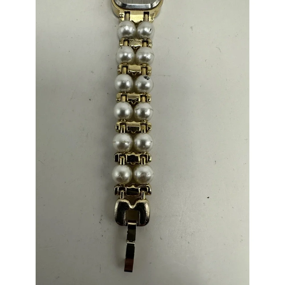 Ronica Faux Pearl Ladies MOP Watch New Battery 20MM‎ 7.25